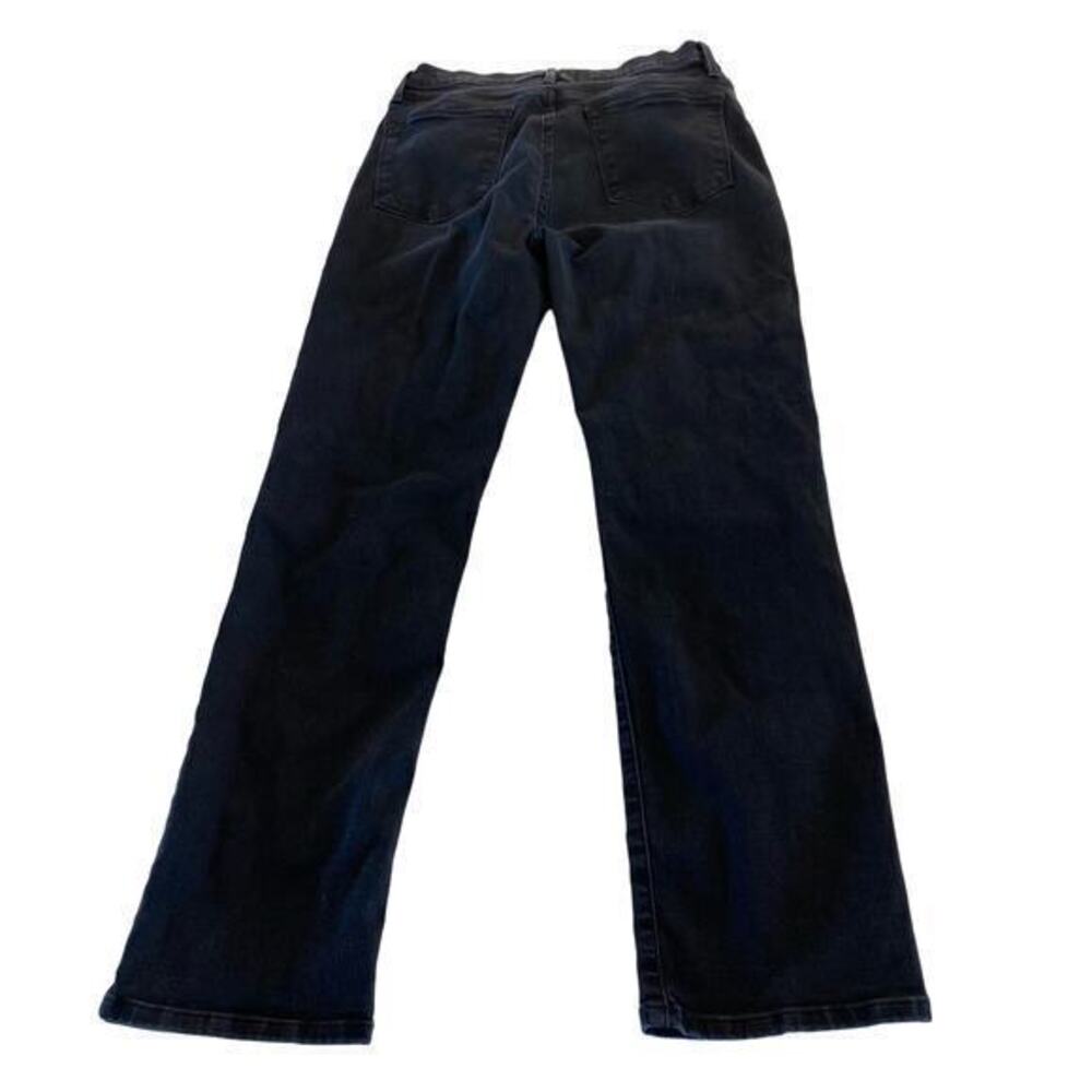 FRAME Le High‎ Straight Leg Cropped Denim Jeans in Maverick Rips Size 28 - Picture 6 of 12